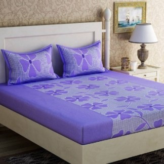144 TC Polycotton Printed Bedsheet